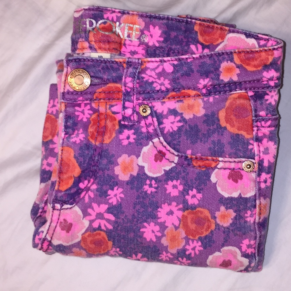 Fun Floral-Patterned Pants
